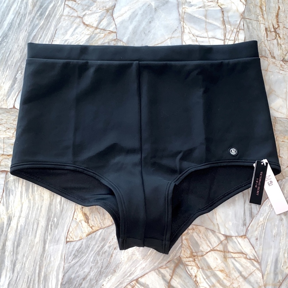 XL Black Team Victoria Swim Boyshort‎